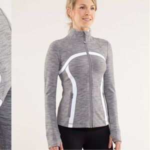 Lululemon Define jacket Wee Are From Space Coal Fossil /
White